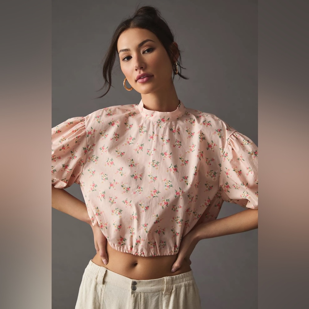 Anthropologie | Bubble-Sleeve Blouse